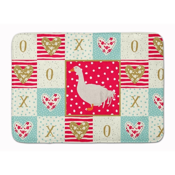 Carolines Treasures 19 x 27 in. Sebastopol Goose Love Machine Washable Memory Foam Mat CK5329RUG - main